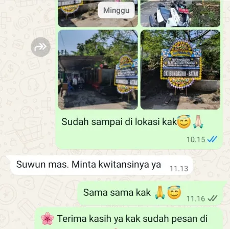 Pengiriman Papan Bunga Duka Duri Kosambi
